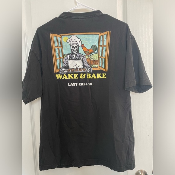 Last Call Co. Wake and Bake T-Shirt - Picture 3 of 5